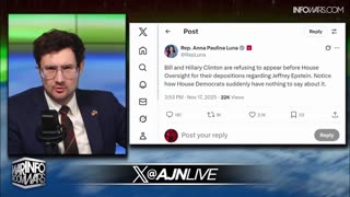 ALEX JONES - INFOWARS LIVE - ALEXJONES.NETWORK - THERE'S A WAR ON FOR YOUR MIND! ➡ THE ALEX JONES SHOW • THE AMERICAN JOURNAL WITH BREANNA MORELLO • WAR ROOM WITH HARRISON SMITH