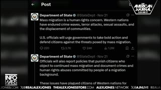 ALEX JONES - INFOWARS LIVE - ALEXJONES.NETWORK - THERE'S A WAR ON FOR YOUR MIND! ➡ THE ALEX JONES SHOW • THE AMERICAN JOURNAL WITH BREANNA MORELLO • WAR ROOM WITH HARRISON SMITH