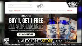 ALEX JONES - INFOWARS LIVE - ALEXJONES.NETWORK - THERE'S A WAR ON FOR YOUR MIND! ➡ THE ALEX JONES SHOW • THE AMERICAN JOURNAL WITH BREANNA MORELLO • WAR ROOM WITH HARRISON SMITH