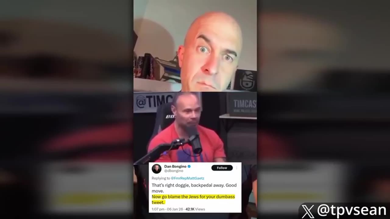 Dan bongino goes flake