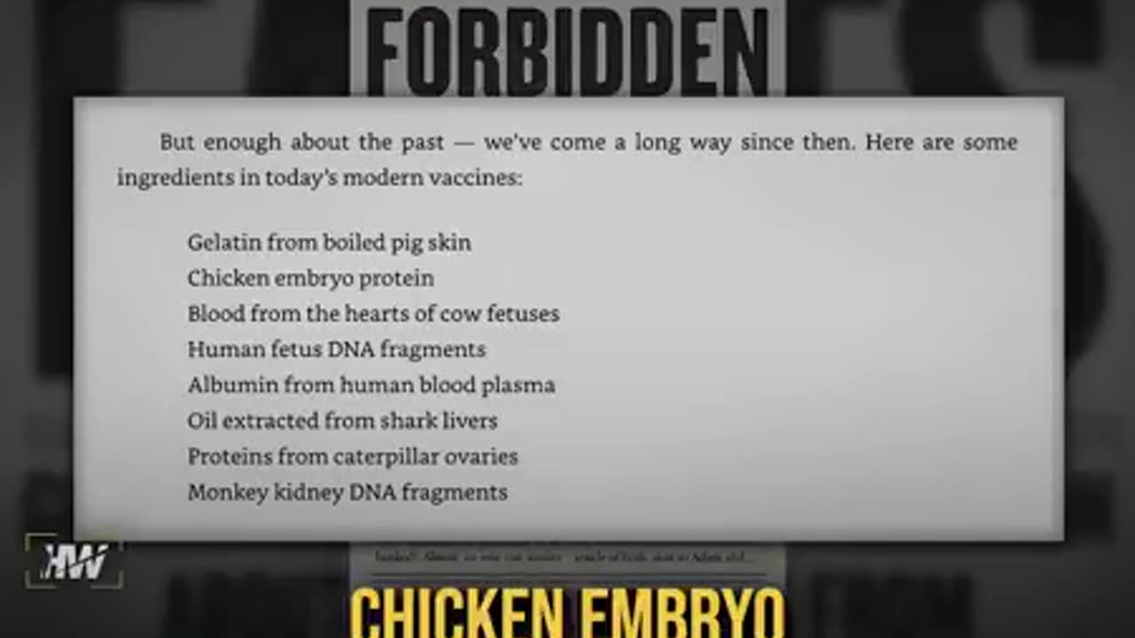 WOULD YOU STILL TAKE IT IF YOU KNEW THE INGREDIENTS?