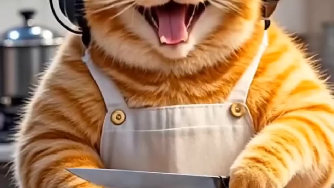 Cat Ai animated video Cat funny video