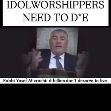 This Rabbi says 6 billion idol worshippers need to DIE