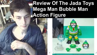Outtake #3162 Of The Review Of The Jada Toys Mega Man Bubble Man Action Figure