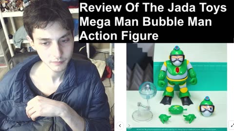 Outtake #3162 Of The Review Of The Jada Toys Mega Man Bubble Man Action Figure