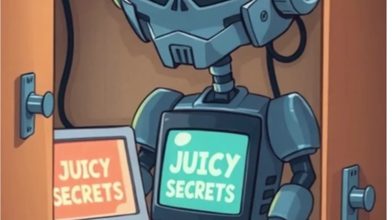 Forget Skeletons! Robots Are Downloading Our Secrets 🤖🤫