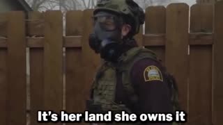 Saint Paul resident was threatened with obstruction when she would not allow police