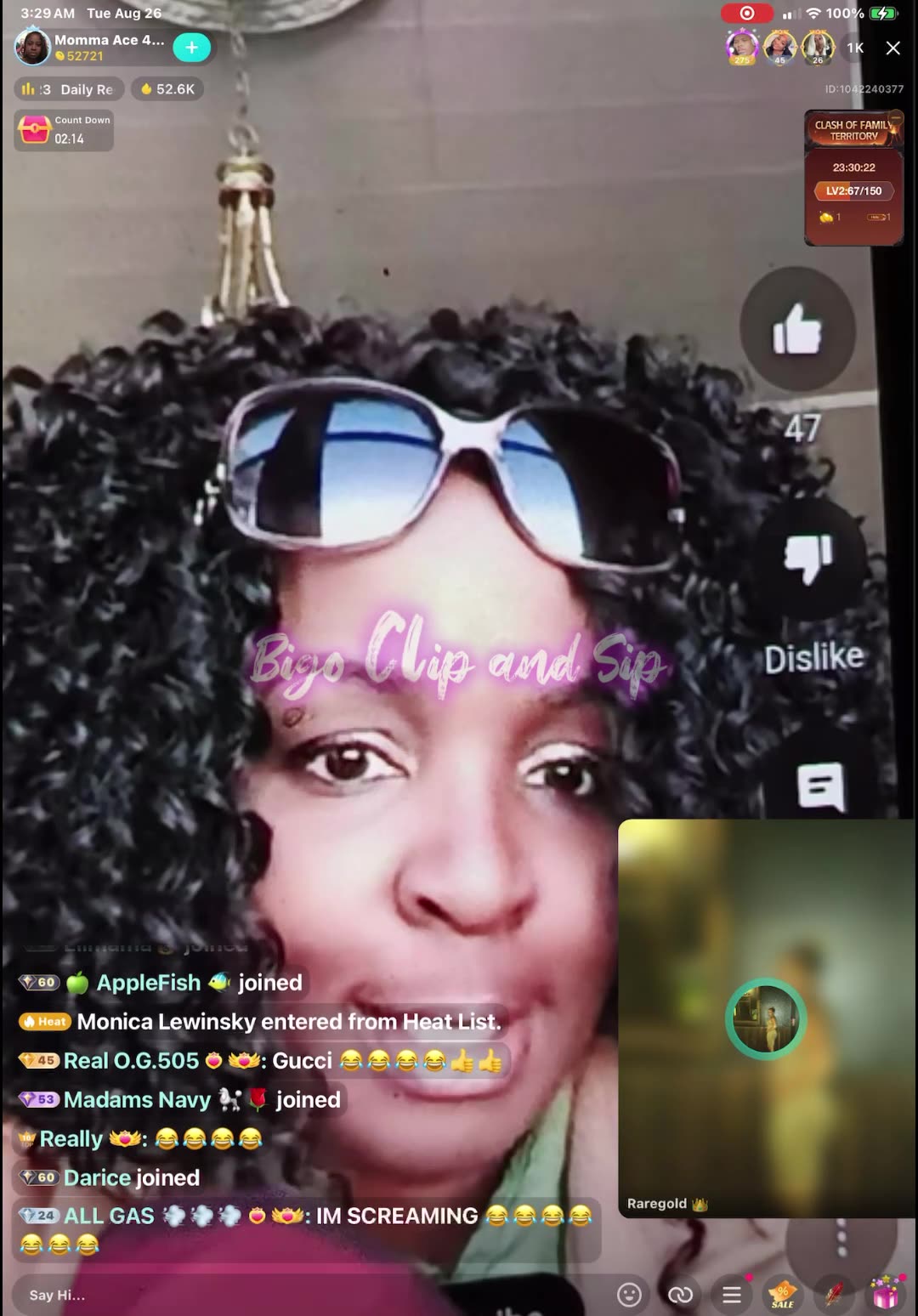 Aces mom goes off on Zerofuksgiven TomiKay Tammy n KK 8/26/25 #bigoclipandsip