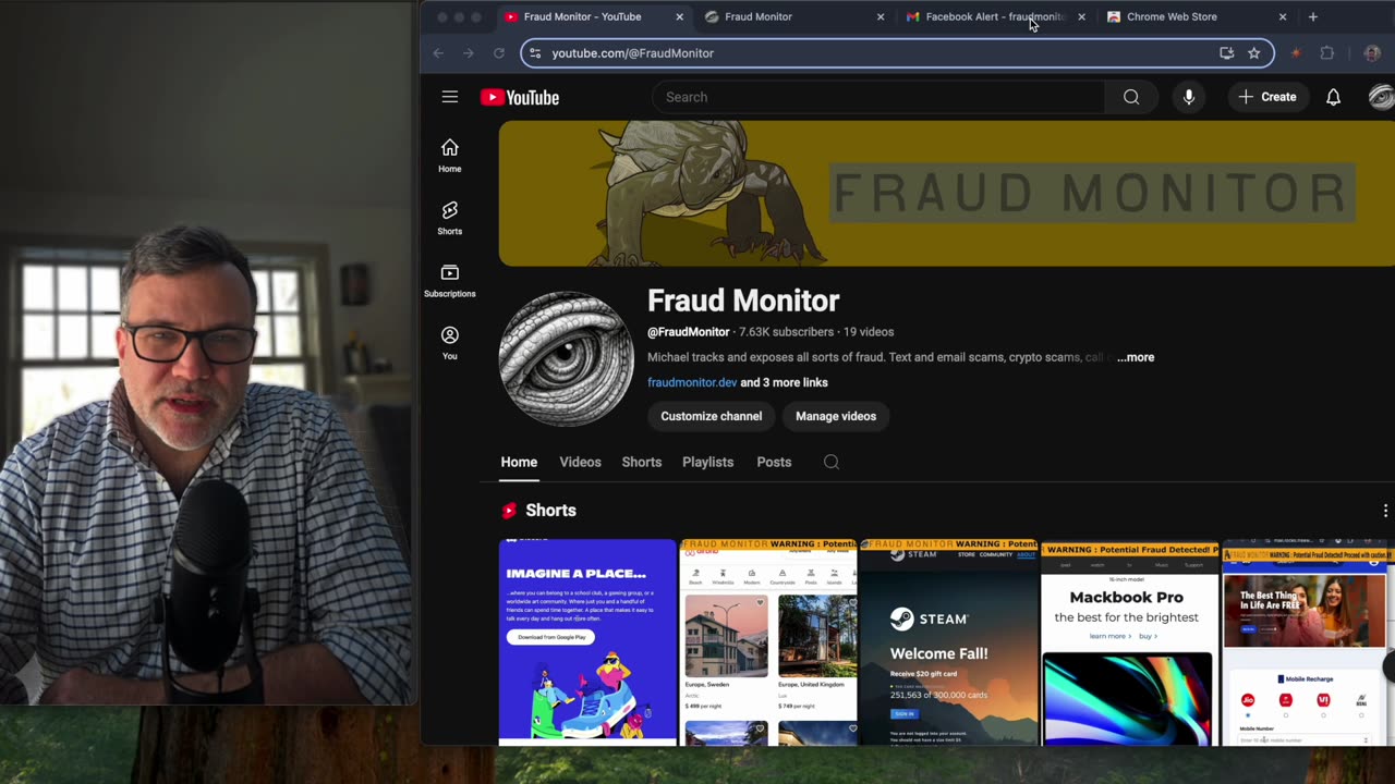 Fraud Monitor Intro and Chrome Browser Security Extension Installation