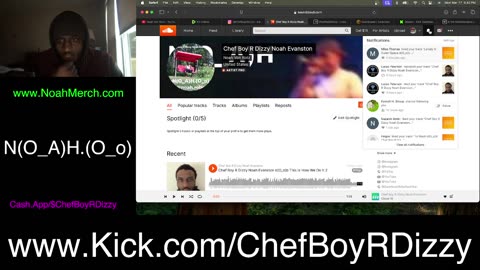 Chef Boy R Dizzy VLOG: @KickStreaming (O_o) #March #17 #2025 (O_o) www.Kick.com/ChefBoyRDizzy