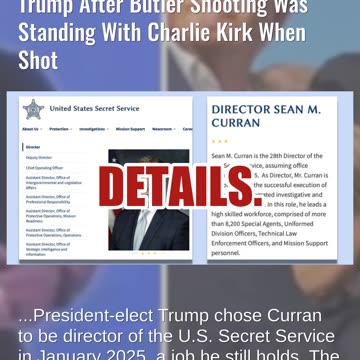 Fact Check: No Evidence Secret Service Agent With Trump In Butler Was Standing With Charlie Kirk