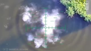 Large Groups of Russian Infantry Are Shredded While Attempting to Cross Dnipro River