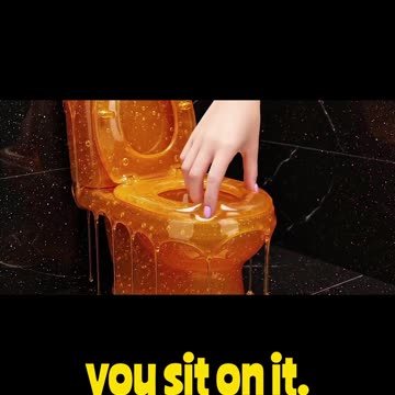 Would You Use a Honey Toilet? #viral #toilet #shorts