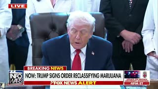 BREAKING: President Trump Announces Executive Order Rescheduling Marijuana