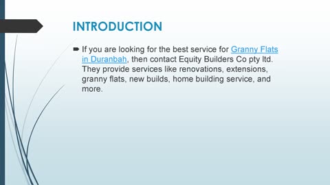 Best Granny Flats in Duranbah
