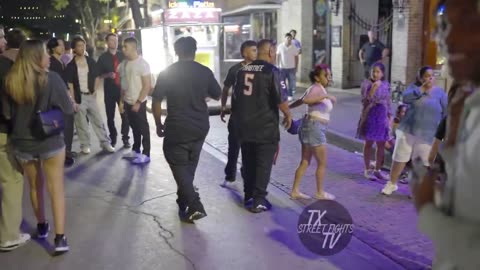 Wild Street Brawl Erupts in Downtown Austin | Caught on Camera