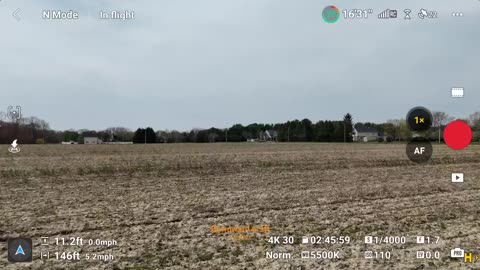 DJI Flip flies in the wind