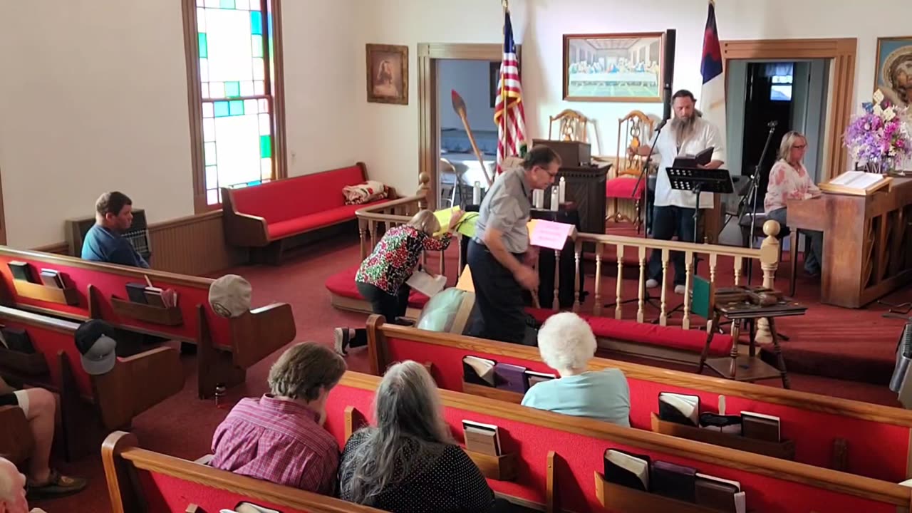 Vernon Chapel Maundy Thursday Service (What Can Wash Away Our Sin) led by Brenda Lewis 4/17/2025