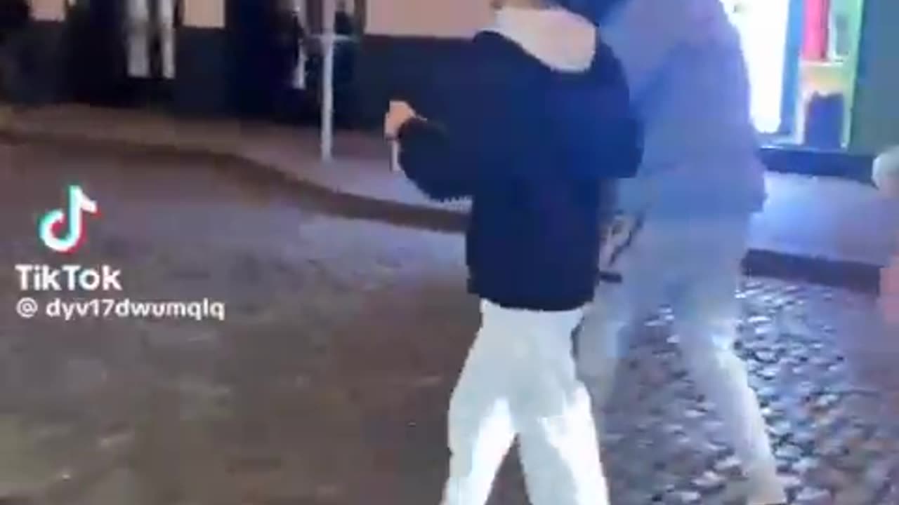 Egyptian migrants wandering through Dublin, playing Islamic music at high volume.