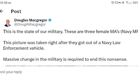 Fat Women Navy MP's