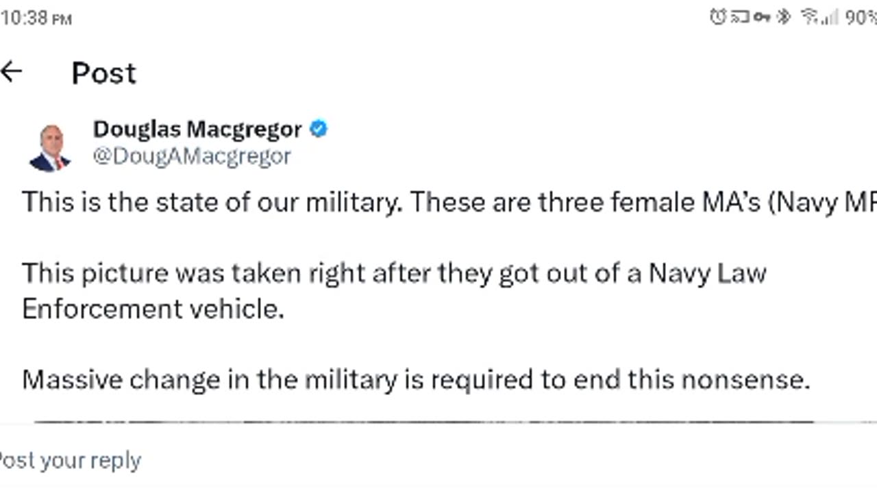 Fat Women Navy MP's