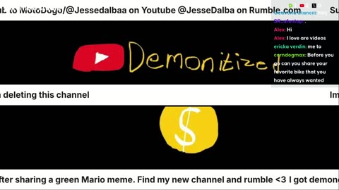 Im deleting this channel Go to Rumble.com @JESSEDALBA