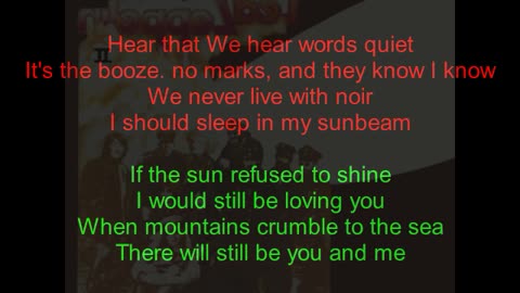 Led Zeppelin II #4 Thank You (backward lyrics in red)