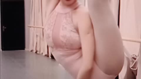 Ballerina stretching