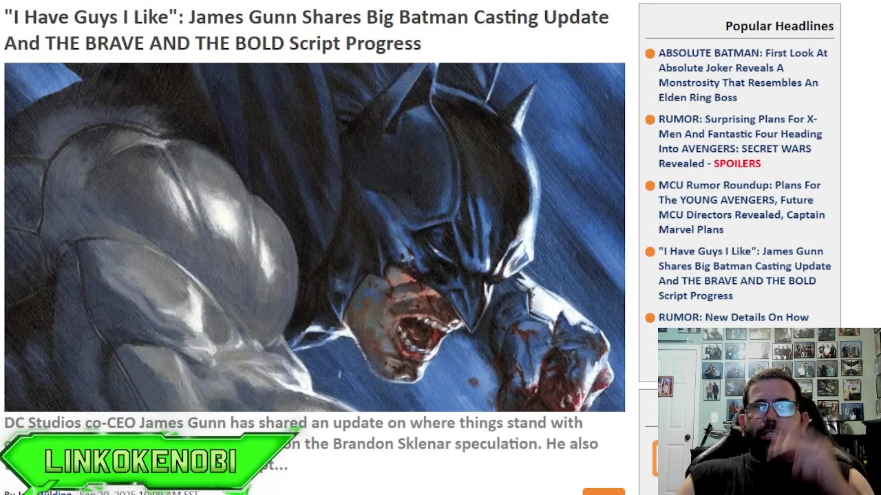 James Gunn Gives Update On Batman Brave And The Bold