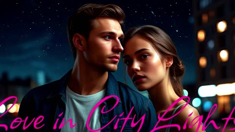 Electronic Music.Song Love in the City Lights.