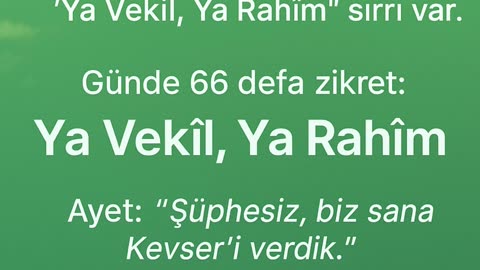 Kevser İsminin Sırrı: Bu Zikirle Rızık ve Bereket Kapısı Açılıyor!
