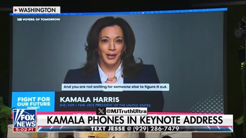 Democrats let a PANDA open for Kamala Harris