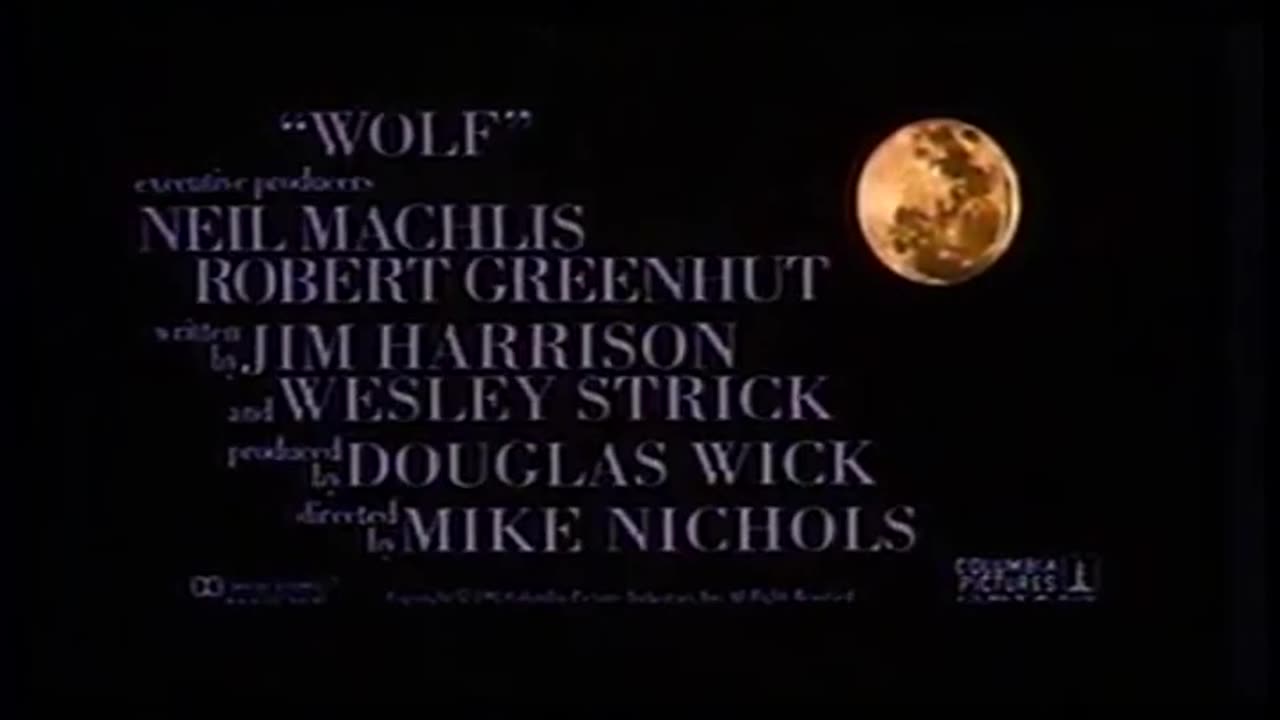 Wolf Movie Teaser 1994