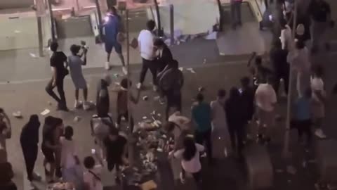 Reported clash with police during Fête de la Musique in France