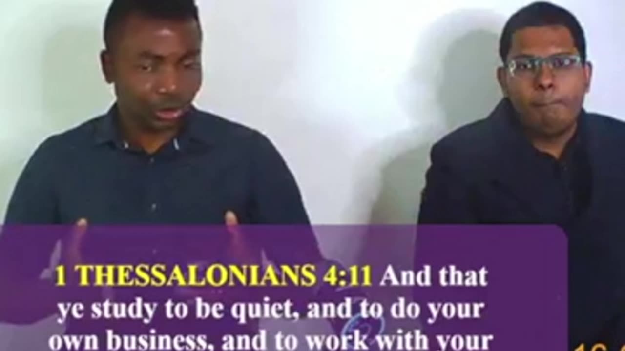 You are living according to the word of God.