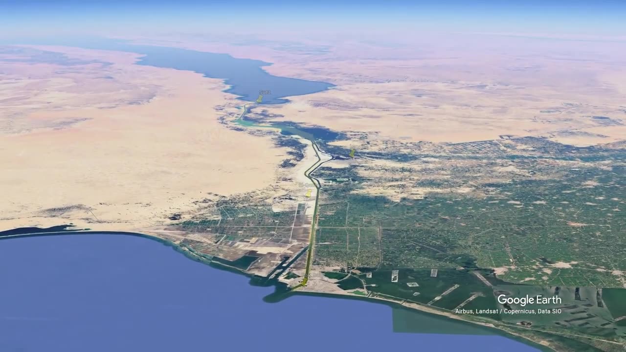 Crossing the Suez Canal - From Red Sea to Mediterranean