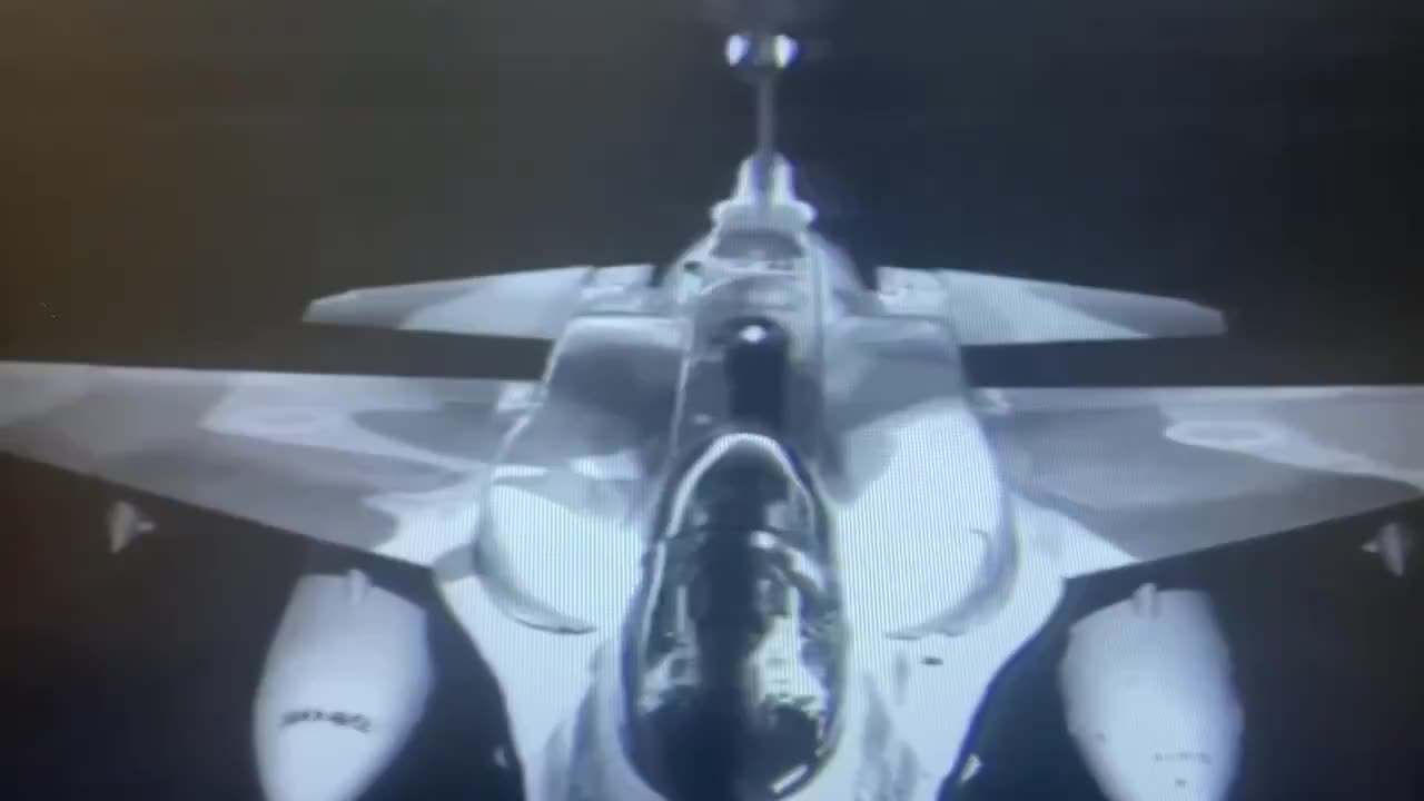 Israeli Fighter Jets Being Refueled During Airstrikes On Iran