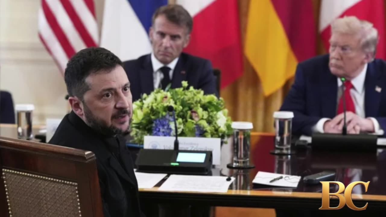 Trump says Zelenskyy can end Russia war ‘almost immediately’ before hosting seven European leaders