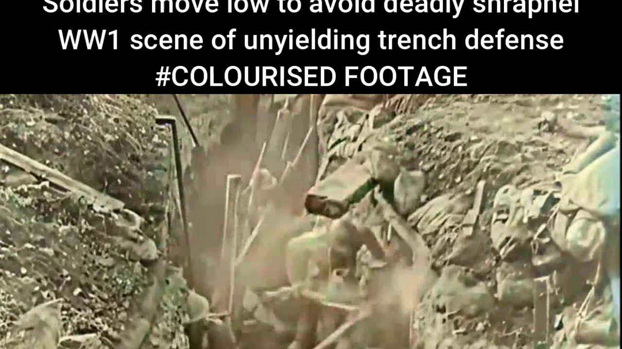 British Troops Keep Machine Gun Firing to Protect Their Position From Enemy Advance-1
