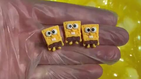 Make SpongeBob SLIME with ME (satisfying) 🧽