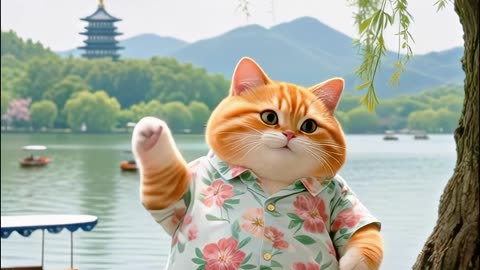Adventurous Cat Goes Abroad #catshorts #travelingcat #catadventures