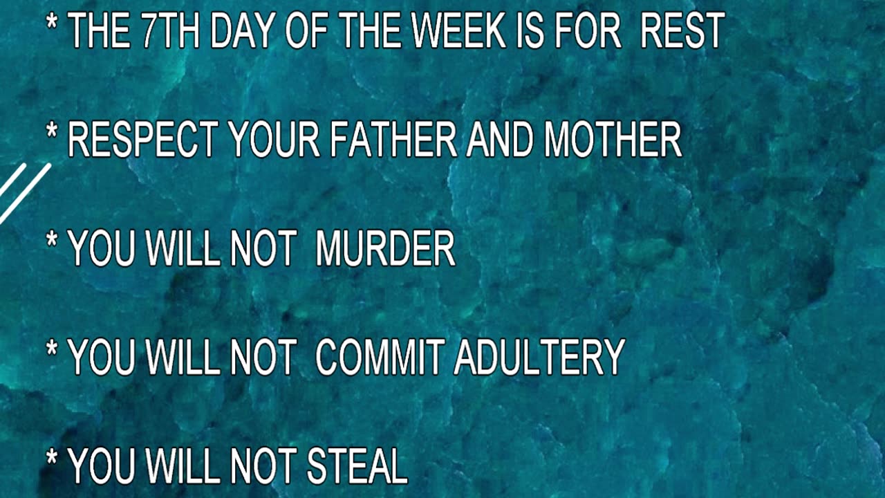The 10 Commandments Introduction