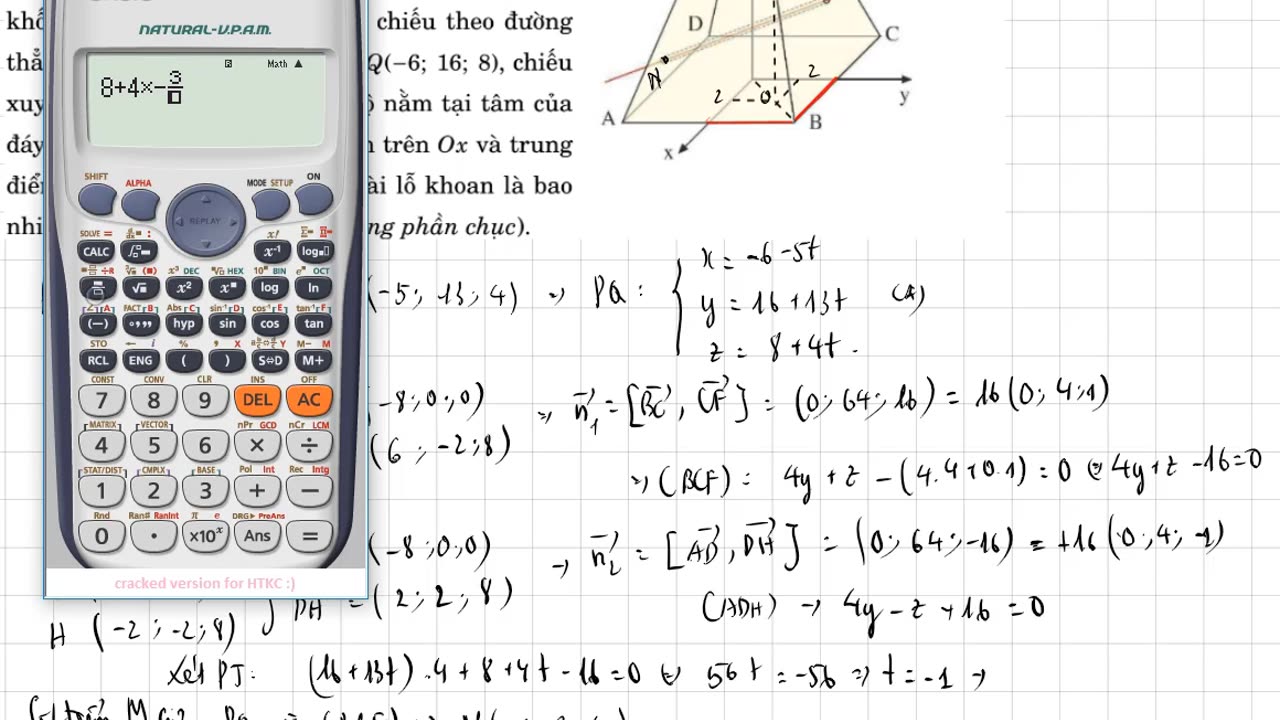 khoan. Một khối thép không rỉ có dạng hình một chóp cụt đều có đáy là hình vuông. Độ dài cạnh ...