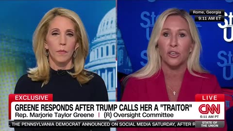 MTG Explains to CNN's Dana Bash That She's Leading the Way to End Toxic Rhetoric