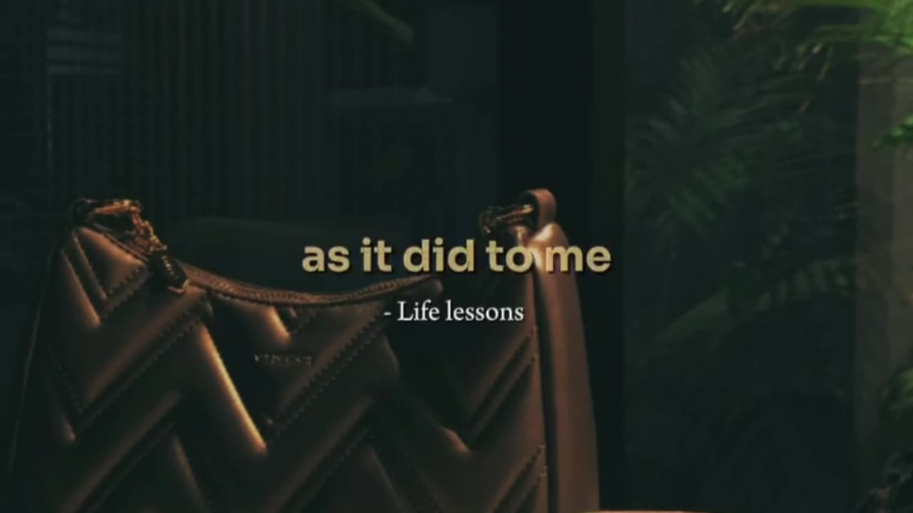 Life Lessons...