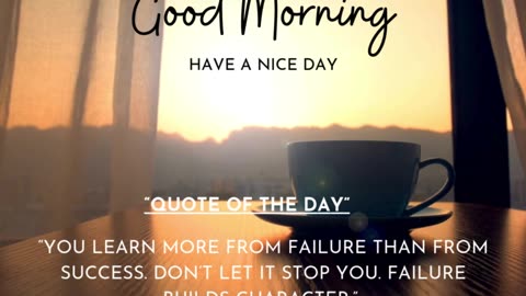 QUOTE OF THE DAY