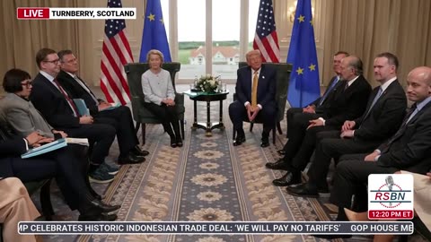 FULL REMARKS: President Trump and the President of the EU Commission discuss trade deals - 7/27/2025