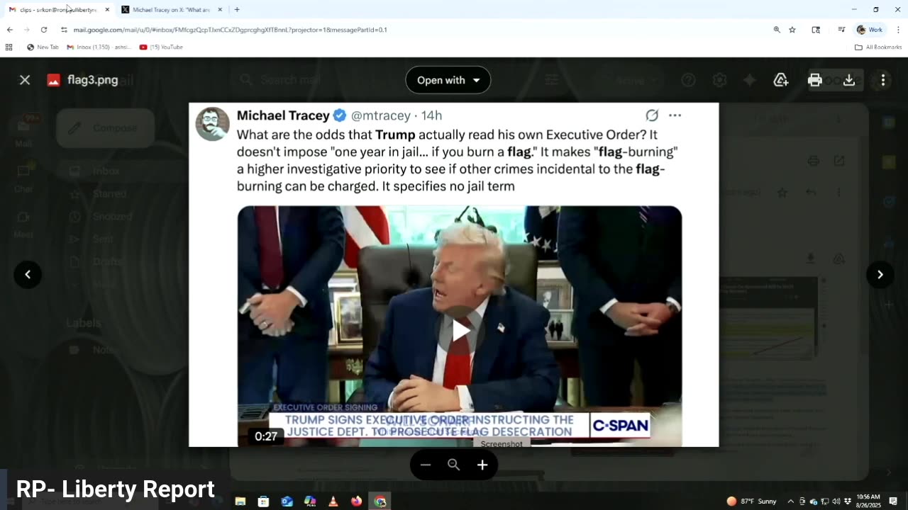 Trump's Description of The Flag-Burning Executive Order vs. What The Executive Order Actually Says