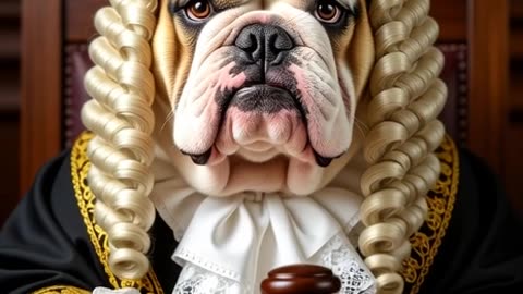 Silence in court....