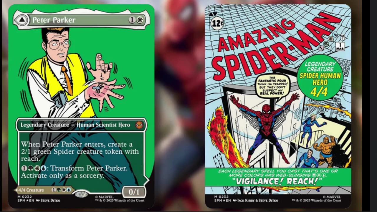 SPIDER MAN LEAKS!!!!! MTG